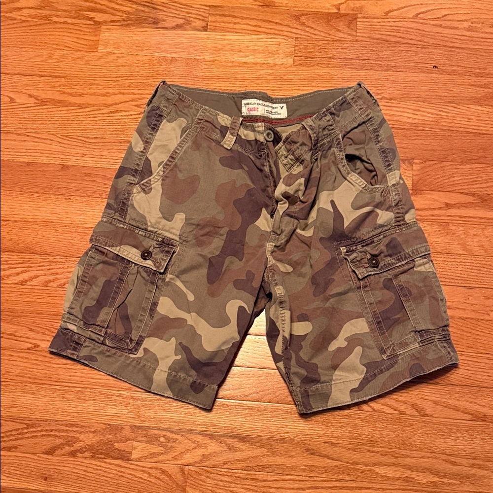 American Eagle Camouflage Cargo Men Shorts